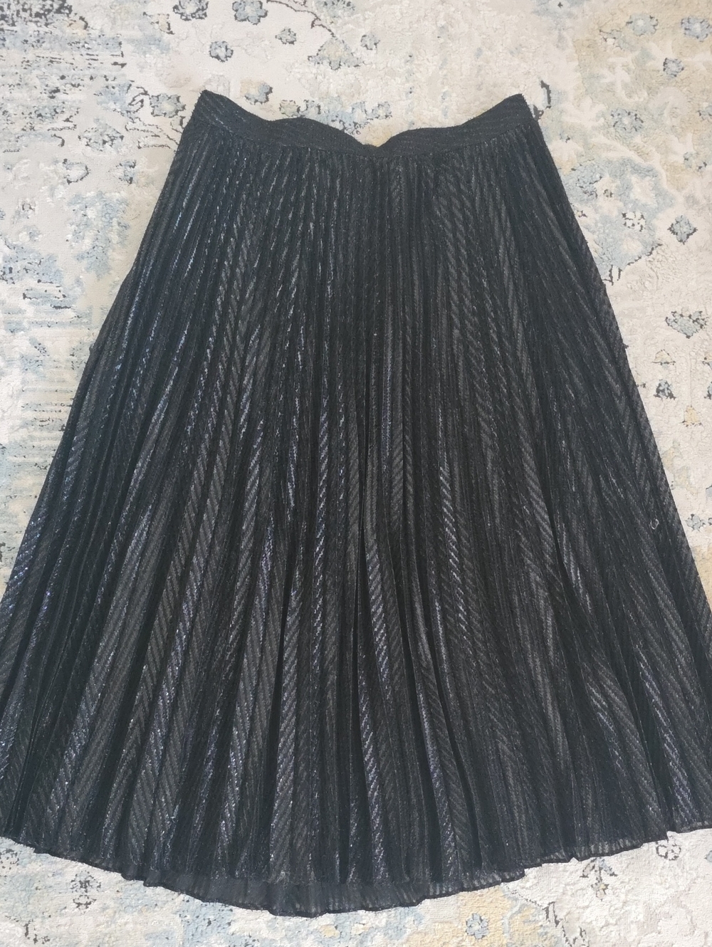 NWT REISS | $320 Marianne Mesh Pleated Midi Skirt - Picture 7 of 8